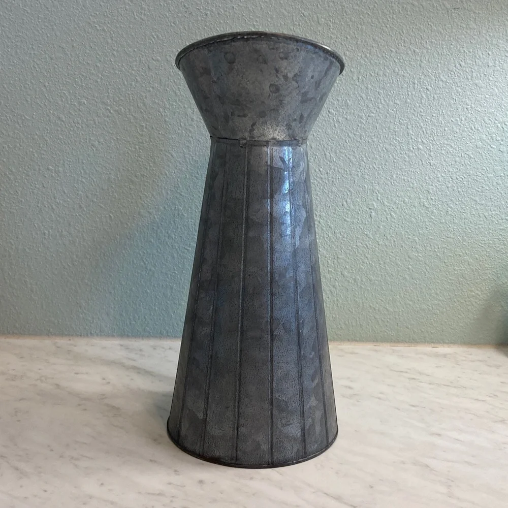 Ashland Rustic Galvanized Metal Flower Pitcher